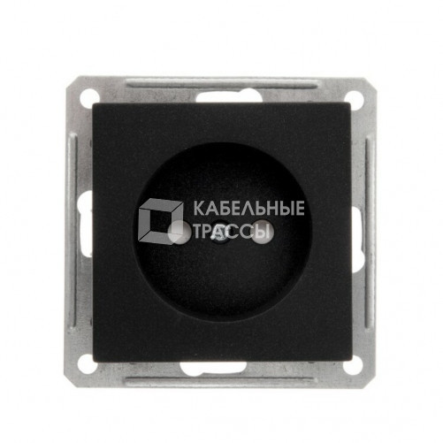 Wessen 59 Черный бархат Розетка б/з | RS16-151-6-86 | Schneider Electric