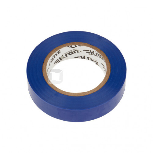 Изолента ПВХ KRANZ 0.13х15 мм, 20 м, синяя (10 шт./уп.) |KR-09-2605 | Kranz