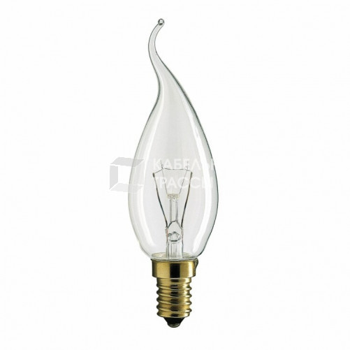 Лампа светодиодная Deco 40W E14 230V BXS35 CL 1CT/4X5 | 921476844213 | Philips