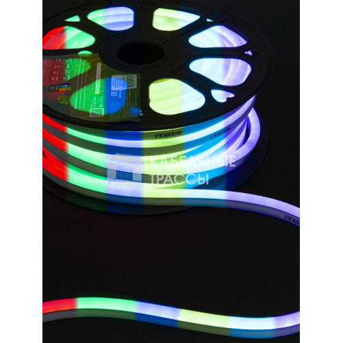 Гибкий неон SMD5050-60 LED/м-220 В-12 Вт/м -IP67-RGB (25м) | SQ0331-1515 | TDM