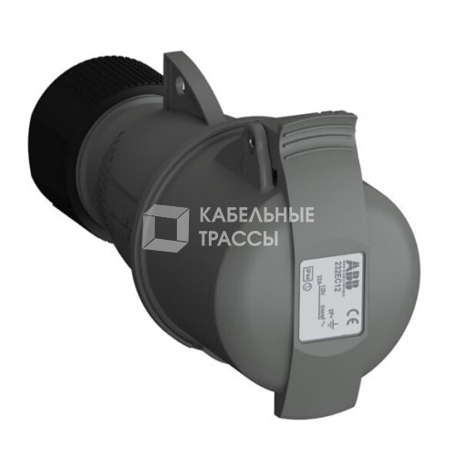 Розетка кабельная Easy&Safe 232EC12,32А,2P+E,IP44,12ч|2CMA102034R1000| ABB