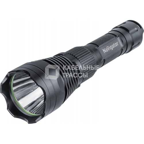 Фонарь универсальный NPT-P02-18650 алюм. проф. CREE LEDx10Вт. Li-ion 2.4 A/h | 61092 | Navigator