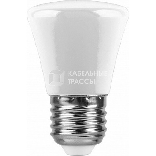Лампа светодиодная для белт лайта LB-372 (1W) 230V E27 6400K С45 колокольчик матовый | 25910 | FERON