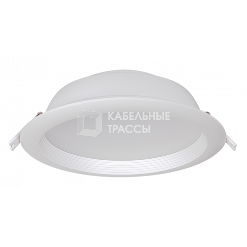 Светильник светодиодный встраиваемый downlight ДВО PLED DL2 28Вт 4000К IP40 опал | 1026927 | Jazzway