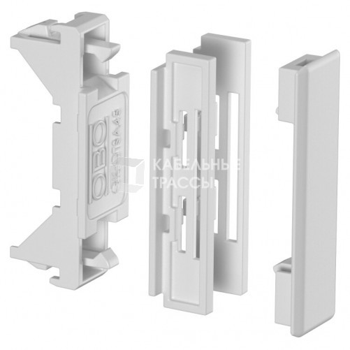 Соединитель крышки для кабельного канала Rapid 45-2 53x100/160 мм (ПВХ,серый) (GK-OTSA45LGR) | 6113032 | OBO Bettermann
