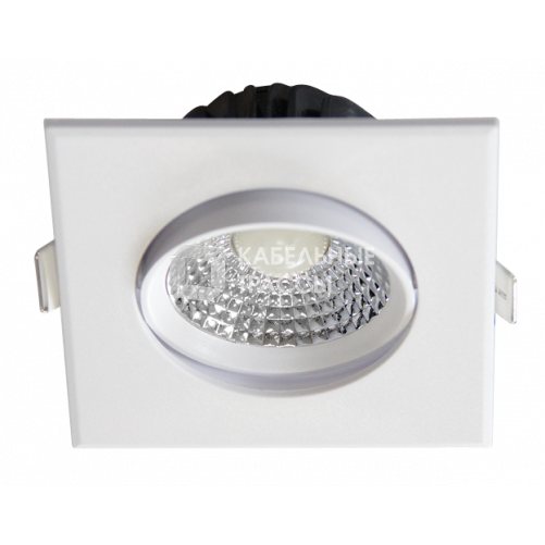 Светильник светодиодный Downlight встраиваемый поворотный PSP-S 9044 7W White 3000K 38° квадр/поворот IP40 белый | .5022812 | Jazzway