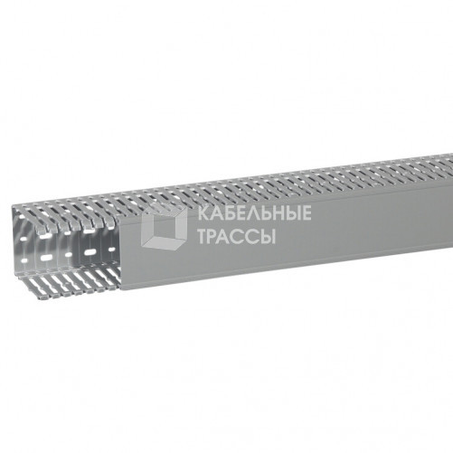 Кабель-канал (крышка + основание) Transcab - 80x100 мм - серый RAL 7030 | 636118 | Legrand