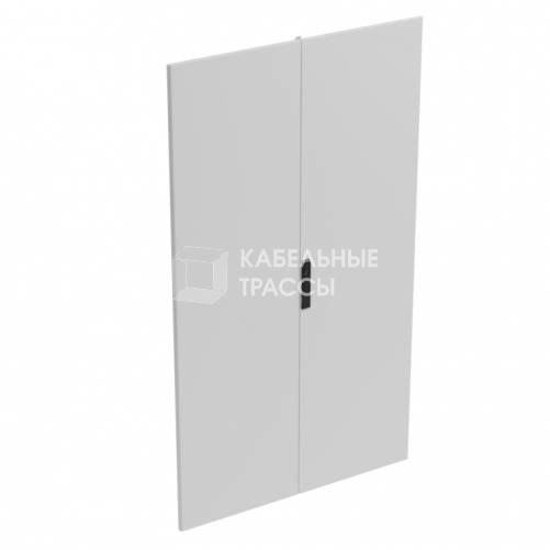 Дверь сплошная двустворчатая для шкафов OptiBox M, ВхШ 2200х1000 мм | 306670 | КЭАЗ