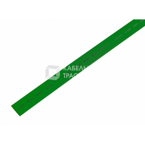 Термоусадочная трубка 12,0/6,0 мм, зеленая, упаковка 50 шт. по 1 м | 21-2003 | REXANT