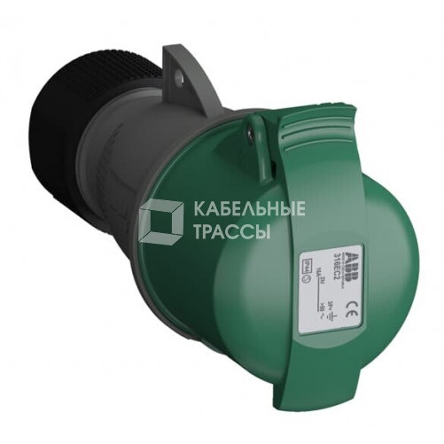 Розетка кабельная Easy&Safe 316EC2,16А,3P+E,IP44,2ч|2CMA102008R1000| ABB