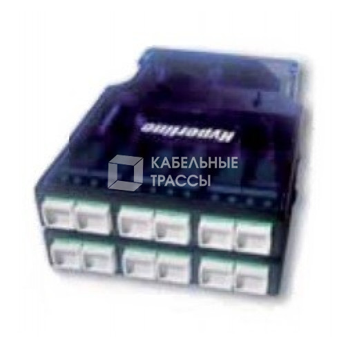 PPTR-CSS-1-6xDLC-SM/BL-BL Корпус кассеты для оптических претерминированных решений, 6 дуплексных портов LC/PC | 236479 | Hyperline