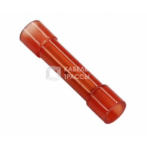 Соединительная гильза изолированная L-27.3 мм нейлон 0.5-1.5 мм? (ГСИ(н) 1.5/ГСИ-н 0,5-1,5) красная | 08-0717 | REXANT