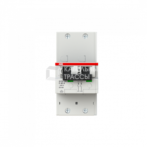 Выключатель автоматический селективный S752DR-E80 | 2CDH782010R0802 | ABB