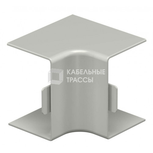 Крышка внутреннего угла кабельного канала WDK 30x45 мм (ПВХ,серый) (WDK HI30045GR) | 6158307 | OBO Bettermann