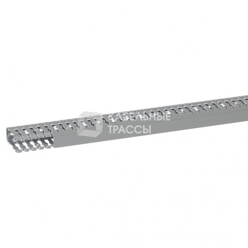 Кабель-канал (крышка + основание) Transcab - 25x60 мм - серый RAL 7030 | 636102 | Legrand