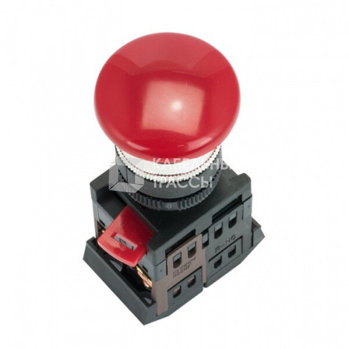 Кнопка AEAL-22 красная с фиксацией NO+NC Грибок EKF PROxima | pbn-aeal-r | EKF