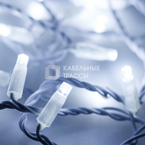 Светодиодная гирлянда ARD-STRING-CLASSIC-10000-WHITE-100LED-FLASH WHITE (230V, 7W) | 025812 | Arlight