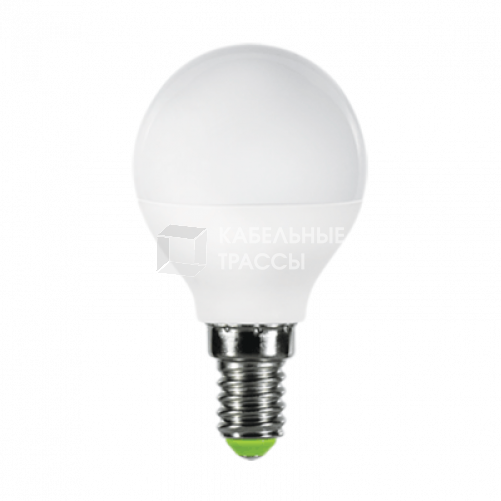 Лампа светодиодная LED-ШАР-standard 5Вт 230В Е14 6500К 450Лм | 4690612024554 | ASD