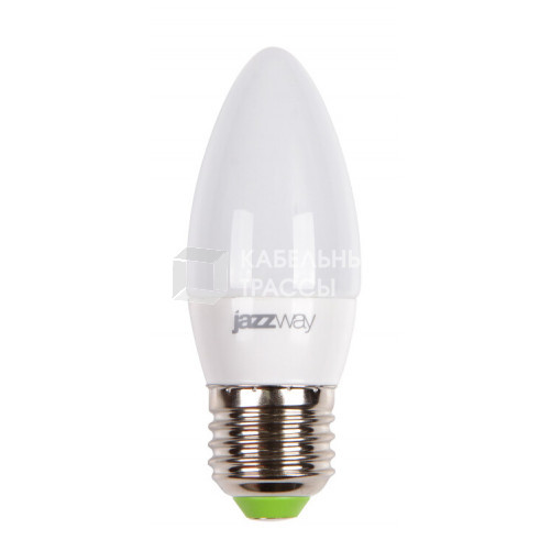Лампа светодиодная LED 7Вт Е27 220В 5000К PLED- SP C37 свеча | 1027849-2 | Jazzway