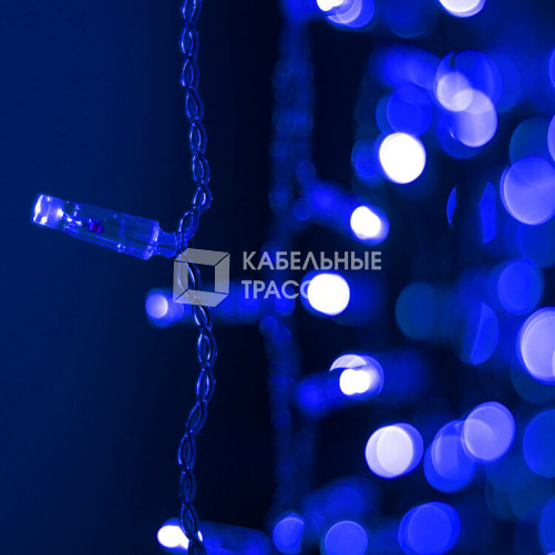 Светодиодная гирлянда ARD-CURTAIN-CLASSIC-2000x3000-CLEAR-760LED Blue (230V, 60W) | 024861 | Arlight