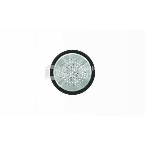 Накладка для механизма зуммера 8119, звонка 8124 и громкоговорителя 9329, серия SKY Moon, кольцо чёрное стекло|2CLA862900A1501| ABB