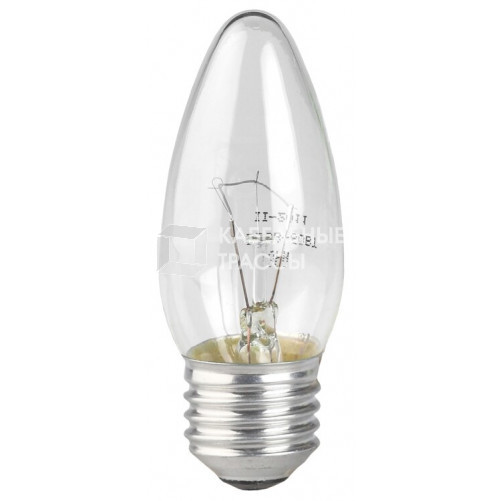 Лампа накаливания ЛОН ДС60-230-E27-CL (100/6000) | C0039813 | ЭРА
