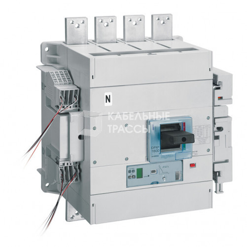 Автоматический выключатель DPX3 1600 - эл. расц. Sg- 100 кА - 400 В~ - 4П - 1250 А | 422440 | Legrand