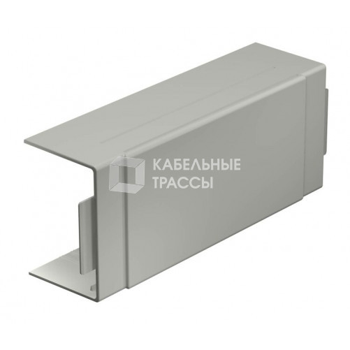 Крышка T-образной секции кабельного канала WDK 60x90 мм (ПВХ,серый) (WDK HK60090GR) | 6023002 | OBO Bettermann