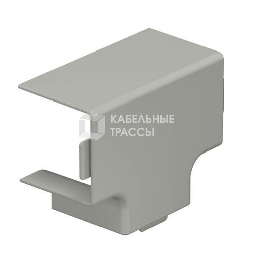 Крышка T-образной секции кабельного канала WDK 40x40 мм (ПВХ,серый) (WDK HT40040GR) | 6158544 | OBO Bettermann