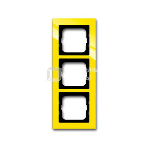 Рамка 3-постовая серия axcent цвет жёлтый | 1754-0-4336 | 2CKA001754A4336 | ABB