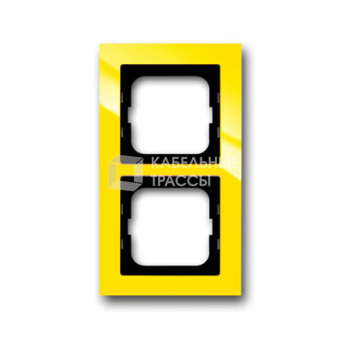 Рамка 2-постовая, серия axcent, цвет жёлтый | 1754-0-4335 | 2CKA001754A4335 | ABB