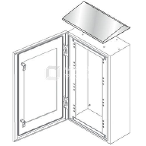 Крыша антидождевая нерж.ст.400х200мм SRX | TT4020X | ABB