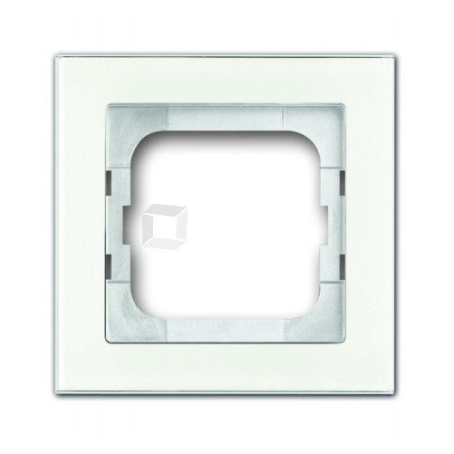 Рамка 1-постовая, серия axcent, цвет белое стекло | 1754-0-4437 | 2CKA001754A4437 | ABB