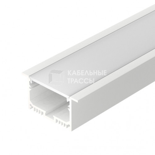 Профиль с экраном SL-LINIA62-F-2500 WHITE+OPAL | 021374 | Arlight