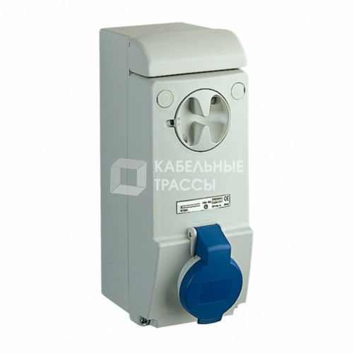 НАСТЕННАЯ РОЗЕТКА UNIKA Б/ЗАЩ 32A 2PE 200-250 IP44 | 83042 | Schneider Electric