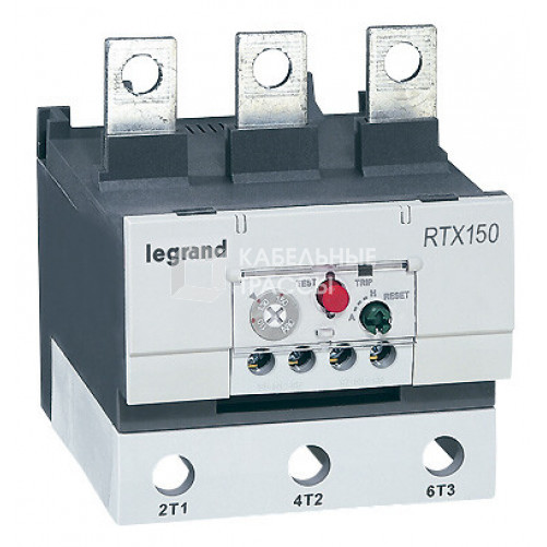 RTX3 150 Тепловое реле с дифференциальной защитой 63-85A для контакторов CTX3 3P 150 | 416772 | Legrand