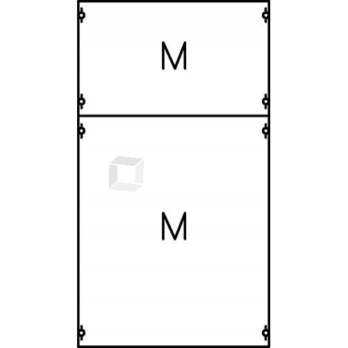 Панель с монтажной платой 2ряда/3 рейки | 2M00A | ABB