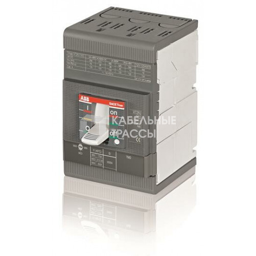 Выключатель автоматический XT2L 160 TMD 1,6-16 3p F F | 1SDA067628R1 | ABB