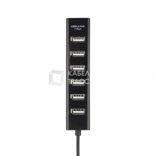 Разветвитель USB на 7 портов черный | 18-4107 | REXANT