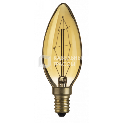 Лампа накаливания ЛОН 40Вт Е14 230В NI-V-C-C-40-230-E14-CLG | 71953 | Navigator
