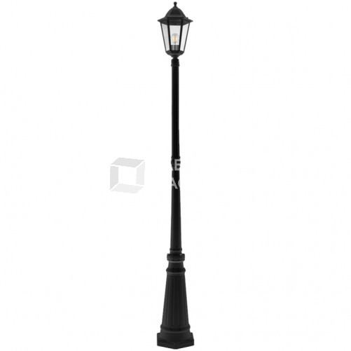 Светильник садово-парковый 6211 столб 100W E27 230V, черный | 11205 | Feron