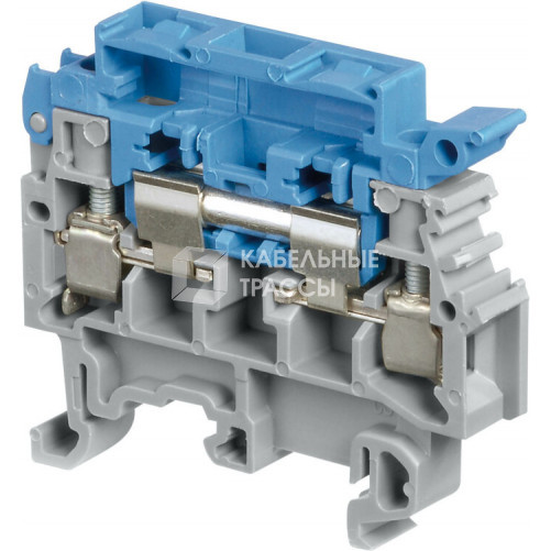 Клемма M4/8.SN винт 4мм.кв. синий держатель предохранителя 5х20, 5х25 мм | 1SNA115659R0700 | TE