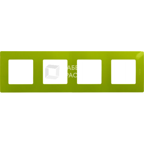 Etika Зеленый Папоротник Рамка 4-ая | 672544 | Legrand