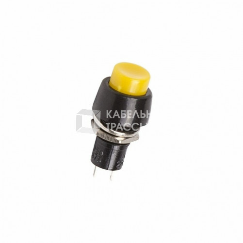 Выключатель-кнопка 250V 1А (2с) ON-OFF желтая | 36-3072 | REXANT