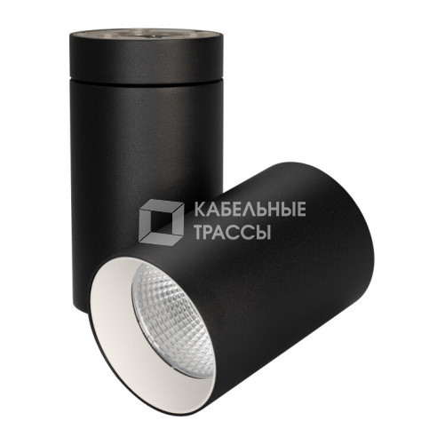 Светильник SP-POLO-SURFACE-TURN-R85-15W Warm3000 (BK-WH, 40 deg) | 027567 | Arlight