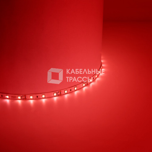 Лента светодиодная LS604/ 60SMD(2835)/м 4.8Вт/м 12V IP65 5000*8*3.8мм красный | 27676 | FERON