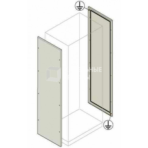 Панель боковая 2000x600мм ВхШ (2шт) | EL2060K | ABB
