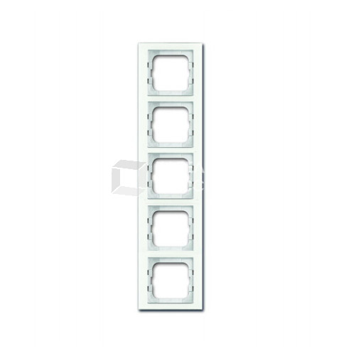 Рамка 5-постовая, серия axcent, цвет белое стекло | 1754-0-4441 | 2CKA001754A4441 | ABB