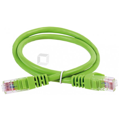 Коммутационный шнур кат. 6 UTP PVC 7м зеленый | PC02-C6U-7M | ITK