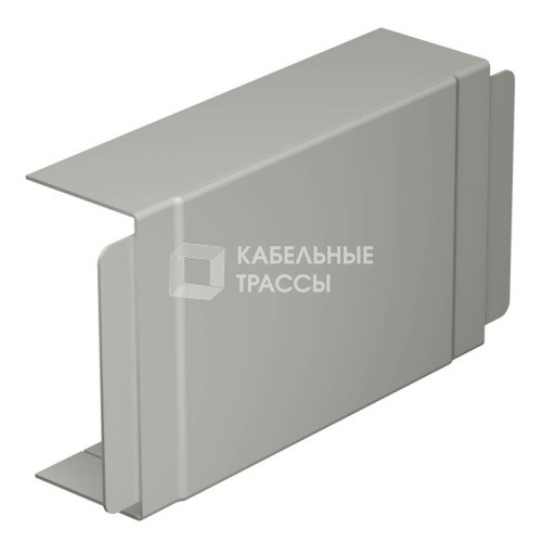 Крышка T-образной секции кабельного канала WDK 80x170 мм (ПВХ,серый) (WDK HK80170GR) | 6024793 | OBO Bettermann